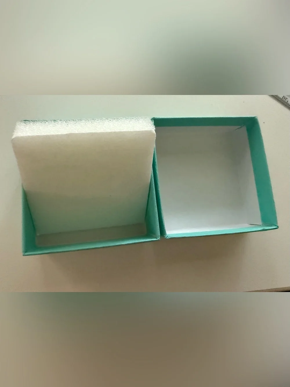 Tiffany & Co. Box in Tiffany Blue with Black Logo